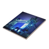 London Tower Bridge & Blue Night Tegeltje (Zijkant)