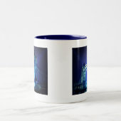 London Tower Bridge & Blue Night Tweekleurige Koffiemok (Center)