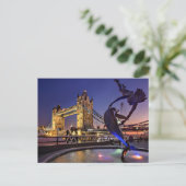 London Tower Bridge Briefkaart (Staand voorkant)