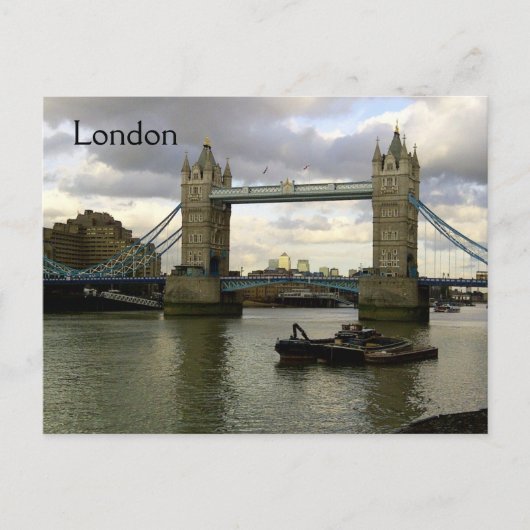 London Tower Bridge Briefkaart (Voorkant)