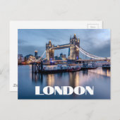 LONDON TOWER BRIDGE BRIEFKAART (Voorkant / Achterkant)
