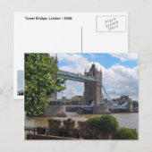 London Tower Bridge Briefkaart (Voorkant / Achterkant)