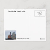 London Tower Bridge Briefkaart (Achterkant)
