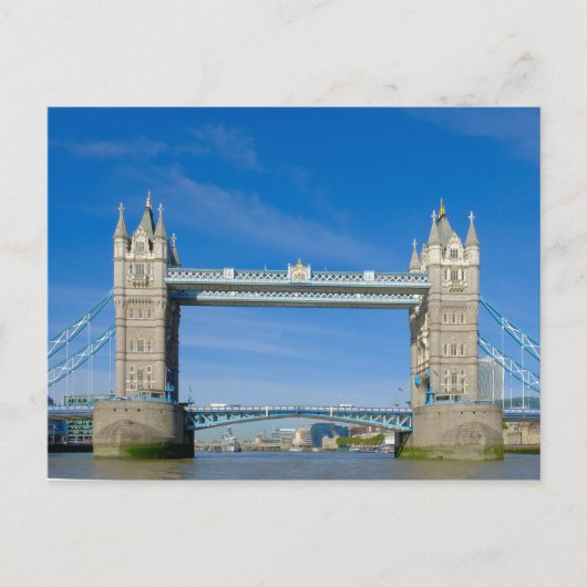 London Tower Bridge Briefkaart (Voorkant)