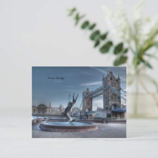 London Tower Bridge Briefkaart (Staand voorkant)