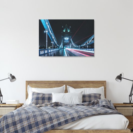 London Tower Bridge Canvas Afdruk (Insitu (Slaapkamer))