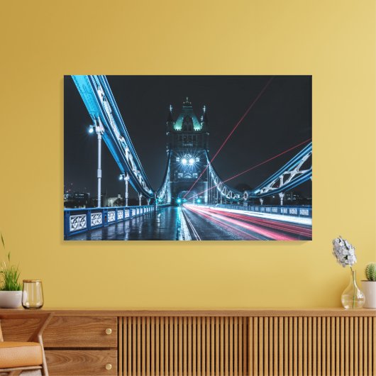 London Tower Bridge Canvas Afdruk (Insitu (Woonkamer))