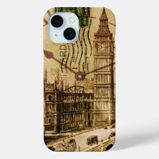 London Tower bridge clocktower big ben Case-Mate iPhone Case (Achterkant)
