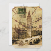 London Tower bridge clocktower big ben Kaart (Voorkant)