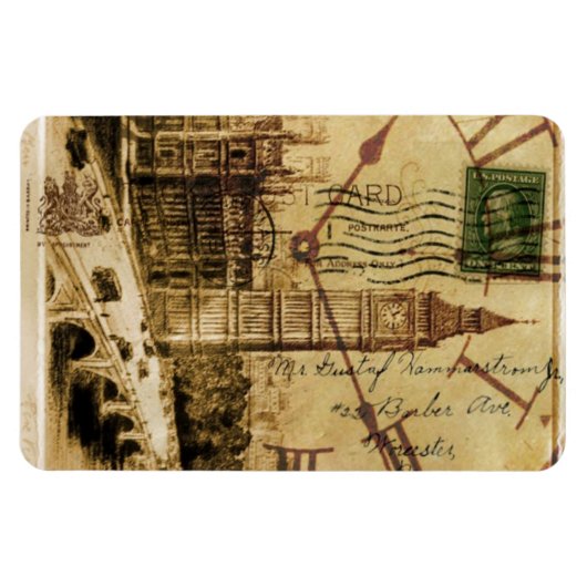 London Tower bridge clocktower big ben Magneet (Horizontaal)