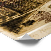 London Tower bridge clocktower big ben Poster (Hoek)