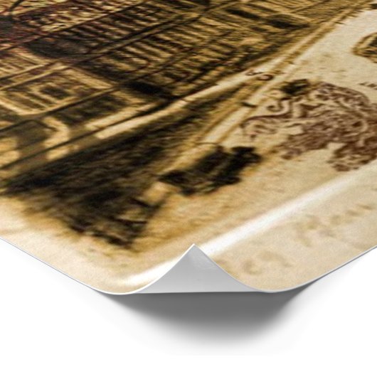 London Tower bridge clocktower big ben Poster (Hoek)