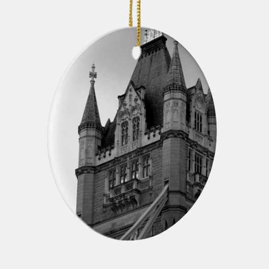 London Tower Bridge Close Keramisch Ornament (Rechts)