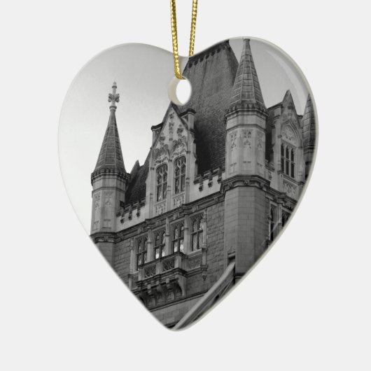 London Tower Bridge Close Keramisch Ornament (Links)