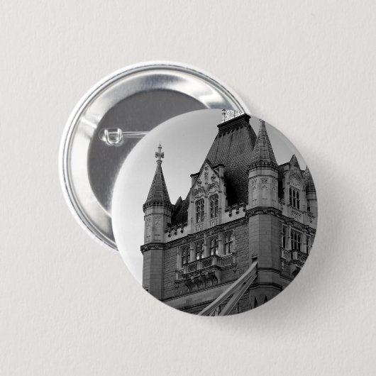 London Tower Bridge Close Ronde Button 5,7 Cm (Voorkant /achterkant)
