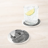 London Tower Bridge Close Zandsteen Onderzetter (Zijkant)