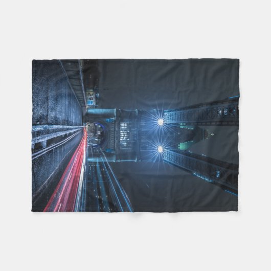 London Tower Bridge Fleece Deken (Voorkant (Horizontaal))