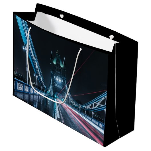 London Tower Bridge Groot Cadeauzakje (Voorkant Gekanteld)