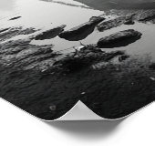 London Tower Bridge in de mist Poster (Hoek)