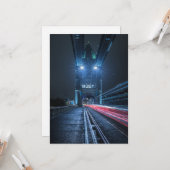 London Tower Bridge Kaart (Voorkant / Achterkant in situ)