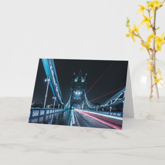 London Tower Bridge Kaart (Gele Bloem)