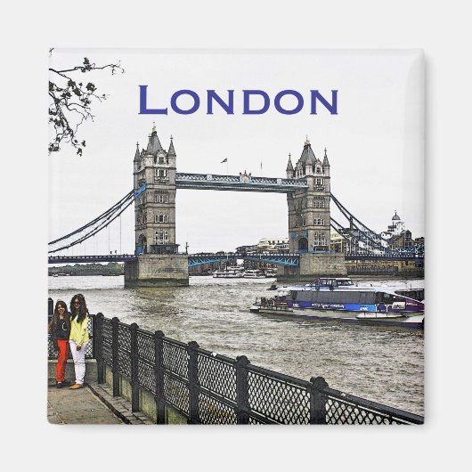 London Tower Bridge Magneet (Voorkant)