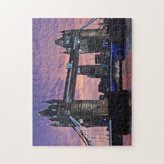 London Tower Bridge op Sunset Legpuzzel (Verticaal)