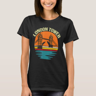 London Tower Bridge over de Theems Engeland T-shirt