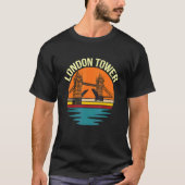 London Tower Bridge over de Theems Engeland T-shirt (Voorkant)