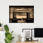 London Tower Bridge Poster (Thuiskantoor)