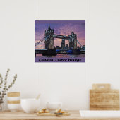 London Tower Bridge Poster (Keuken)