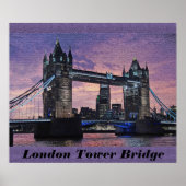 London Tower Bridge Poster (Voorkant)