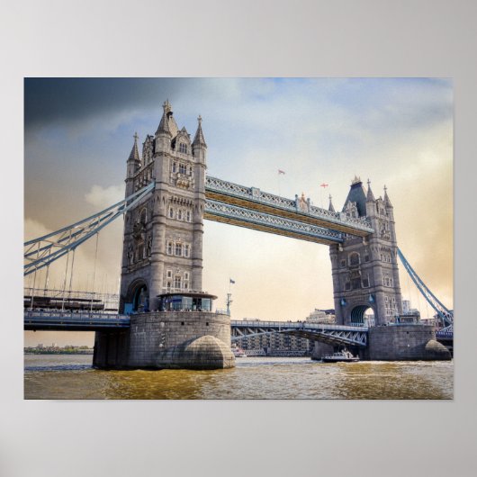 London Tower Bridge Poster (Voorkant)