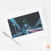 London Tower Bridge Rechthoekige Sticker (Envelop)