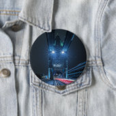 London Tower Bridge Ronde Button 4,0 Cm (In situ)
