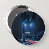 London Tower Bridge Ronde Button 4,0 Cm (Voorkant /achterkant)
