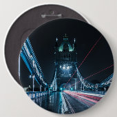 London Tower Bridge Ronde Button 6,0 Cm (Voorkant /achterkant)