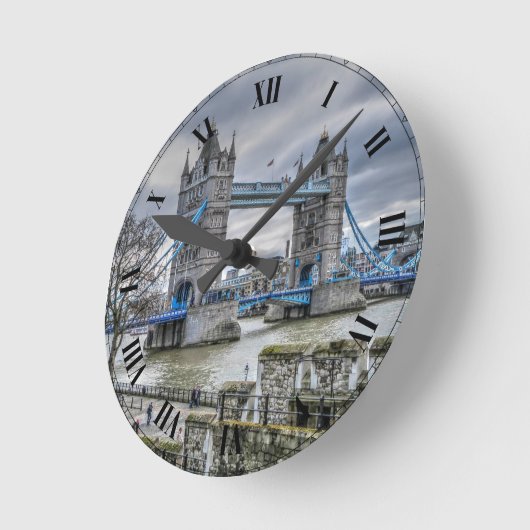 London Tower Bridge Ronde Klok (Hoek)