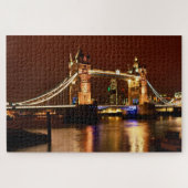 London & Tower Bridge 's nachts, Engeland /UK Legpuzzel (Horizontaal)
