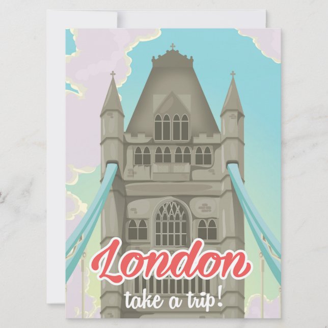London Tower Bridge Travel poster (Voorkant)