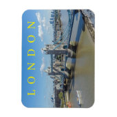 London Tower Bridge van boven fridge magnet Magneet (Verticaal)