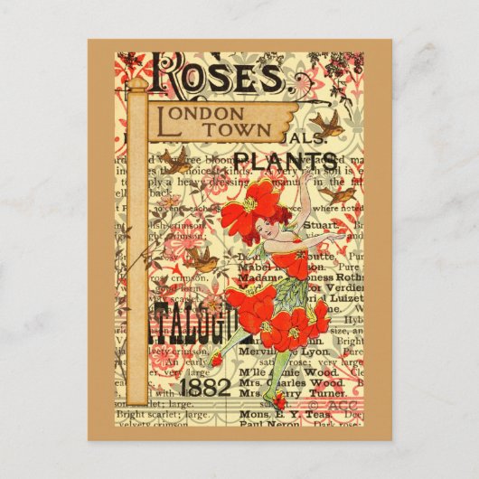 London Town Planten Briefkaart (Voorkant)