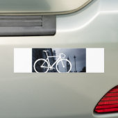 London Track Bicycle Bumpersticker (Op auto)