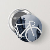 London Track Bicycle Ronde Button 5,7 Cm (Voorkant /achterkant)