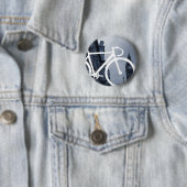 London Track Bicycle Ronde Button 5,7 Cm (In situ)