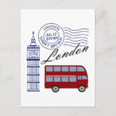 London Travel Briefkaart (Voorkant)