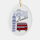 London Travel Keramisch Ornament (Rechts)