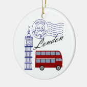 London Travel Keramisch Ornament (Links)