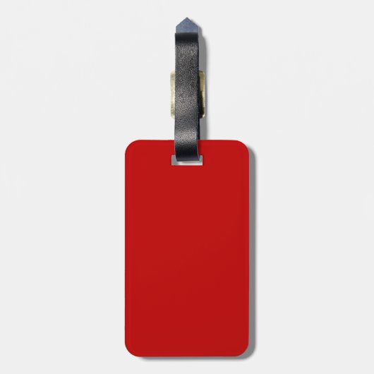 London Travel Label Bagagelabel (Achterkant verticaal)