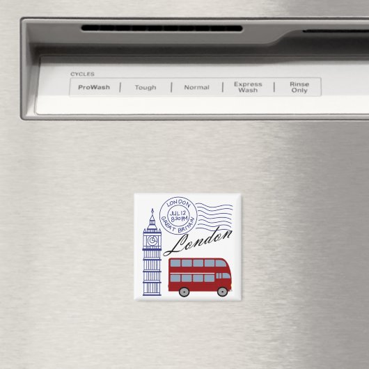 London Travel Magneet (Insitu (Vaatwasser))